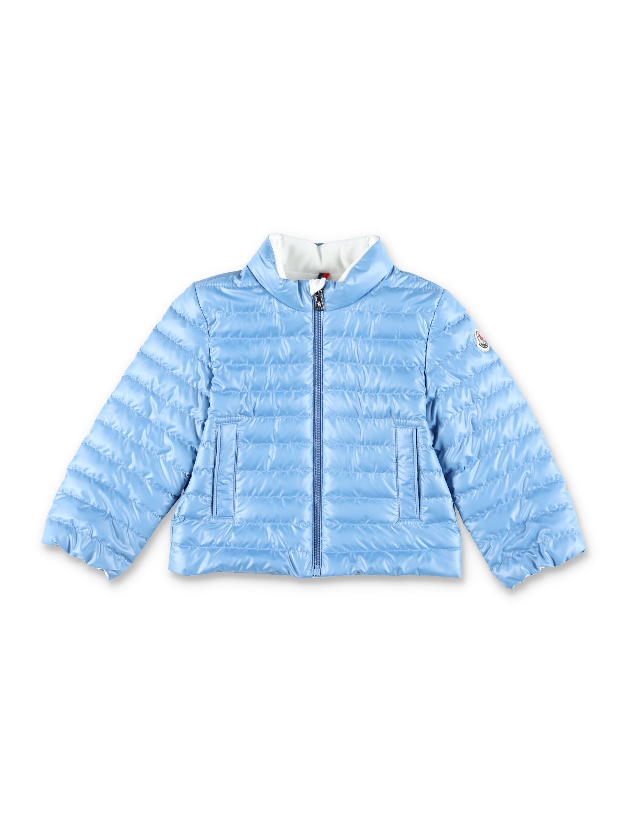 Moncler Kerem jacket for baby Blue Polyester Lining Down