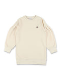 Moncler sweatshirt dress for girls Burro Cotton