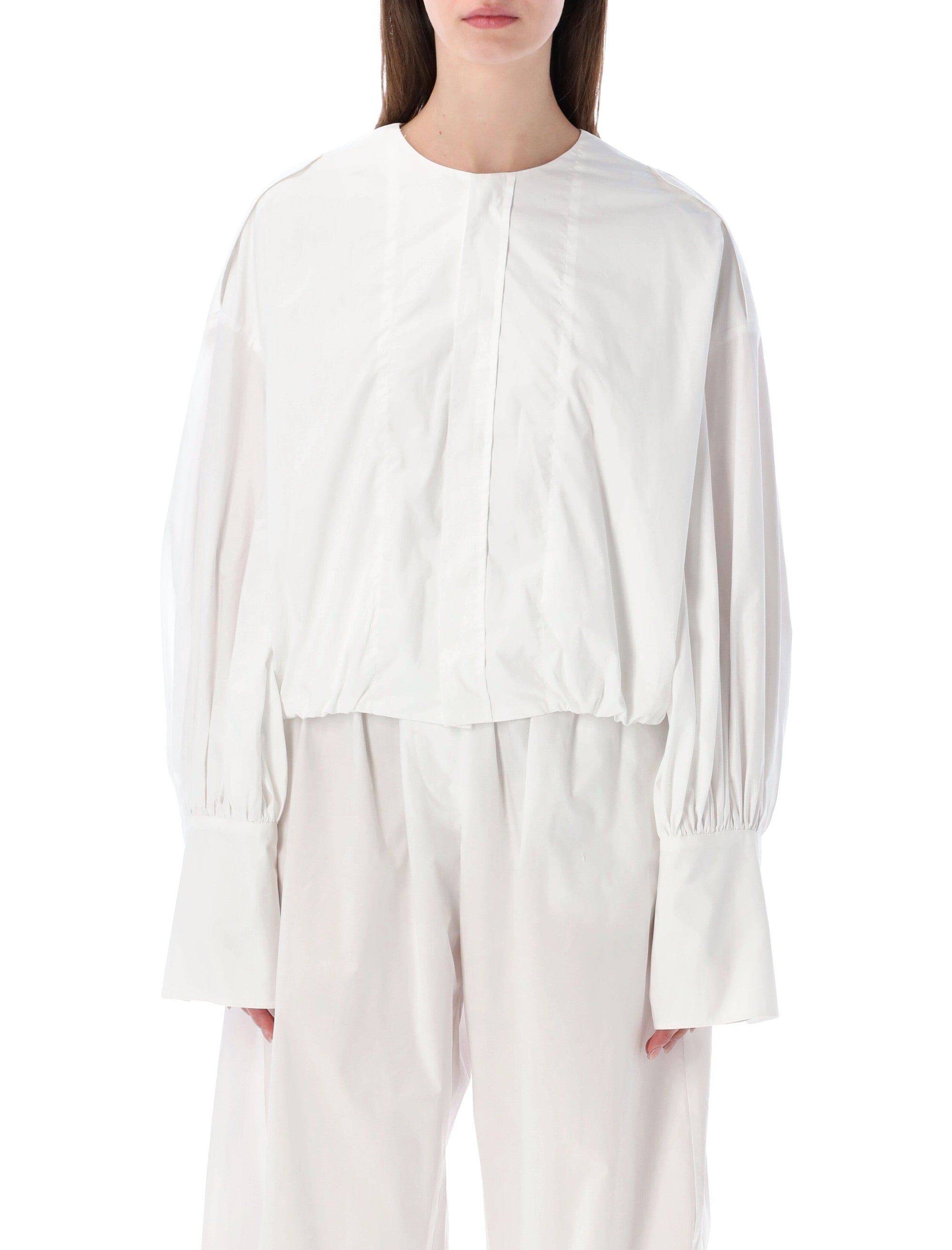 The Latest Diana poplin shirt White Cotton