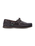 Paraboot Barth Leather Blake-Stitched Shoes Cerv Maroon Deer Sole Loafers