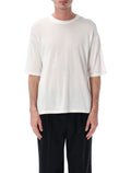 Roberto Collina Cotton Crêpe T-Shirt White