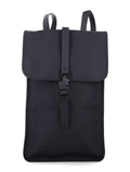 Rains Waterproof Backpack with Laptop Pocket Black Polyester Coating