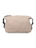 Rains Hilo Waterproof Wash Bag Beige Polyester Coating Pouch