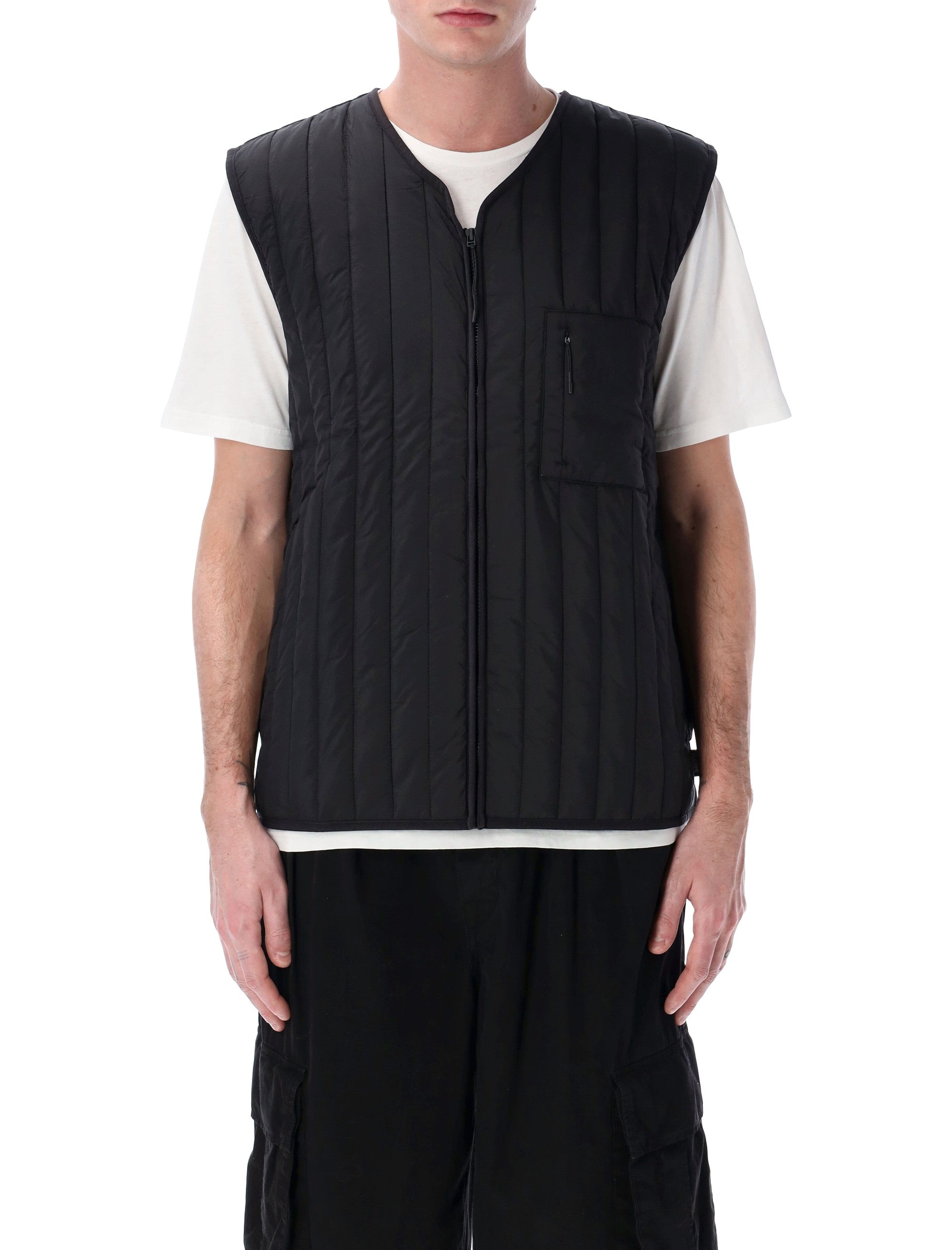 Rains Banja quilted liner vest Black Polyester Lining