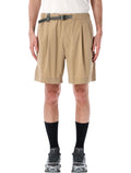 And Wander Technical Shorts Beige Polyester