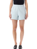 Anine Bing Kam lightweight sweat shorts Light Blue Cotton