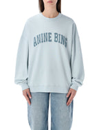 Miles light blue cotton sweatshirt Anine Bing