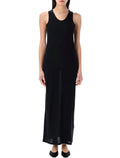 Loulou Myron black long dress Viscose