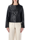 Loulou Raho leather jacket Black Lambskin Lining