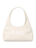 A.P.C. Baby Ninon shoulder bag Ecru Polyurethane