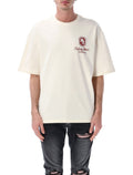 Amiri Ma Chateau Oversized Cotton Tee Ivory T-shirt