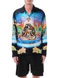 Casablanca Innersense Silk Shirt Black