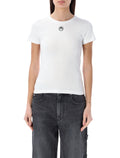 Marine Serre cotton Baby T-shirt White