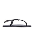 Manebì Canyon black leather sandals Upper