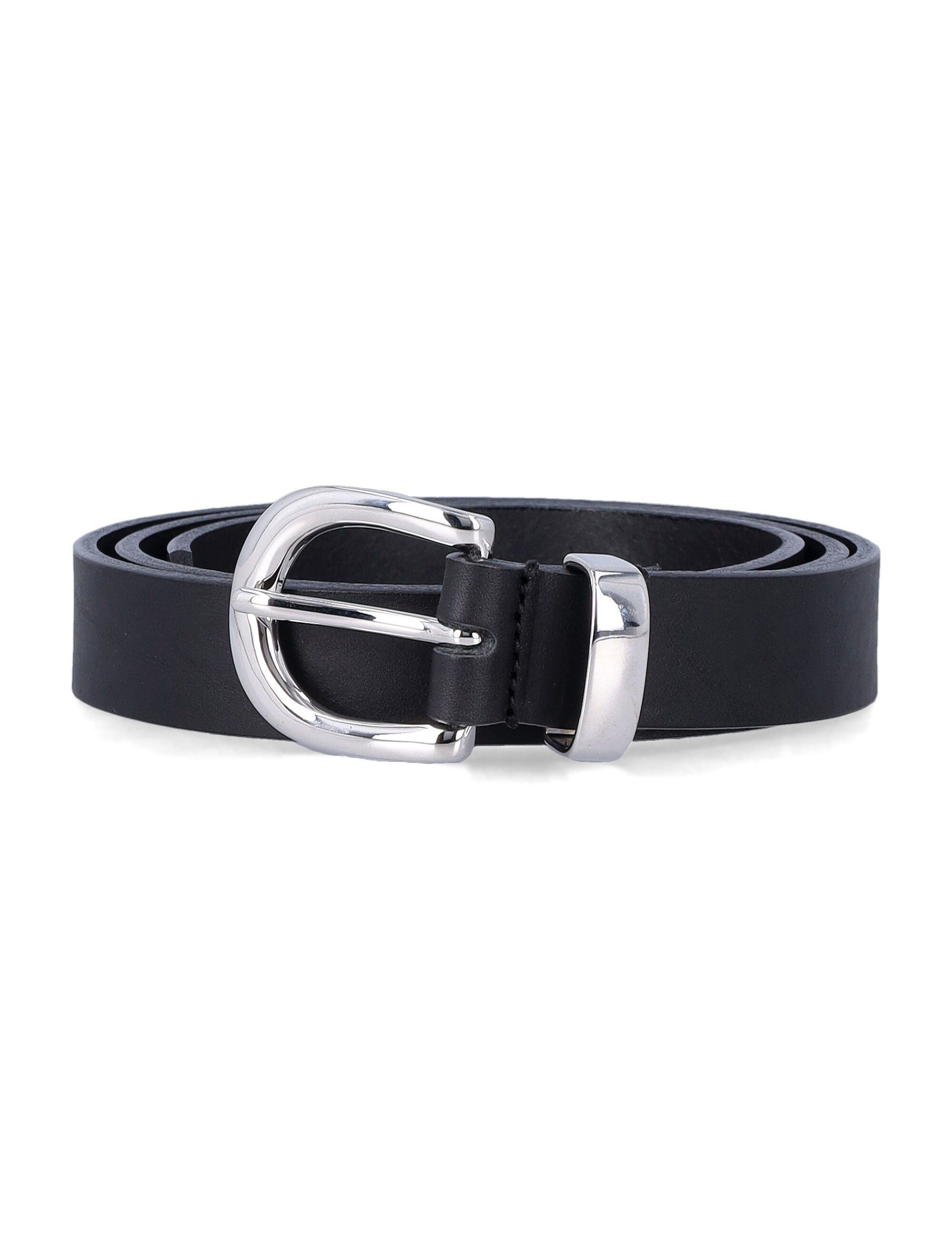 Sunflower Classic leather belt Black
