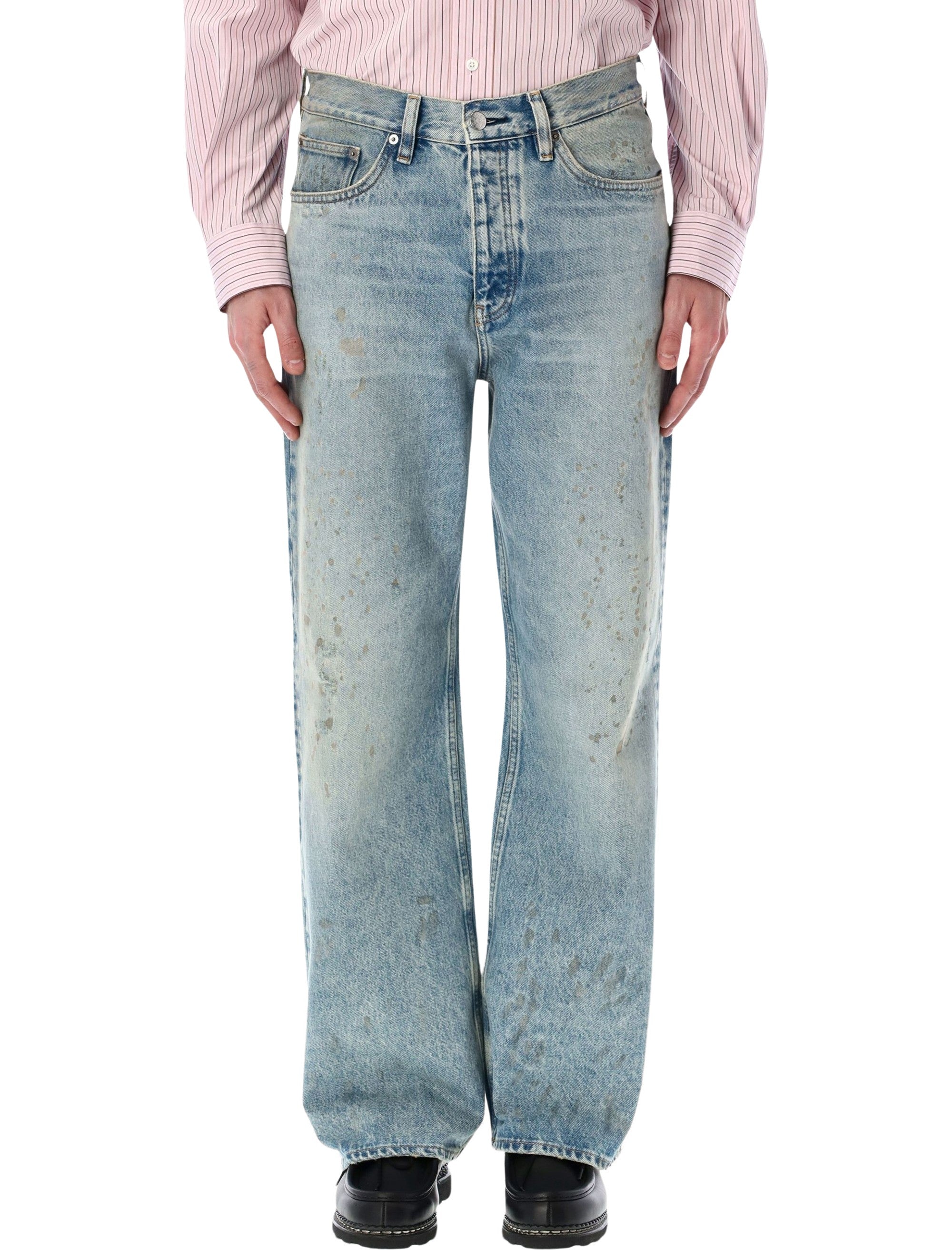 Sunflower Relaxed Boot paint worn jeans Organic Cotton