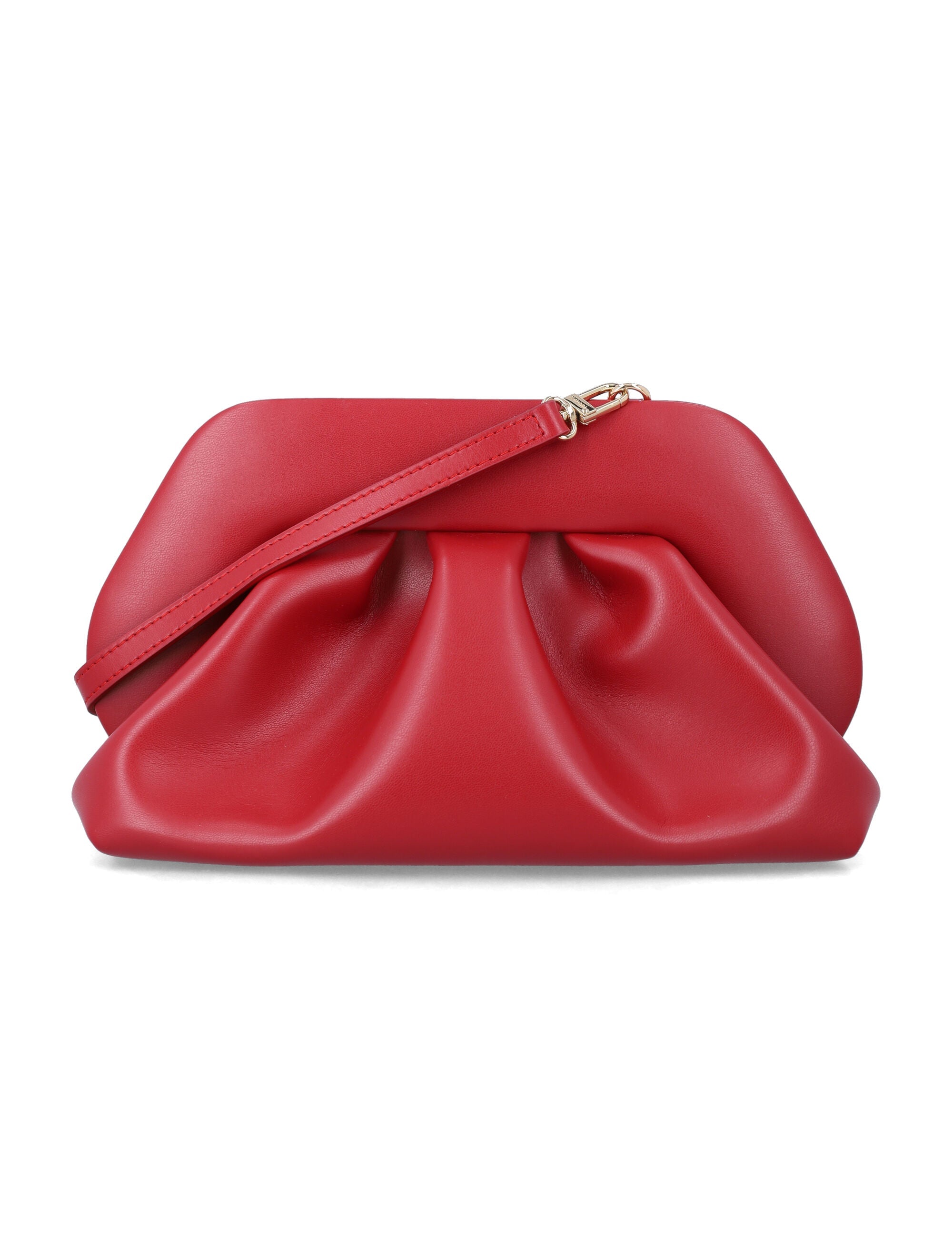 Themoirè Bios vegan medium clutch Red Chilli Polyurethane