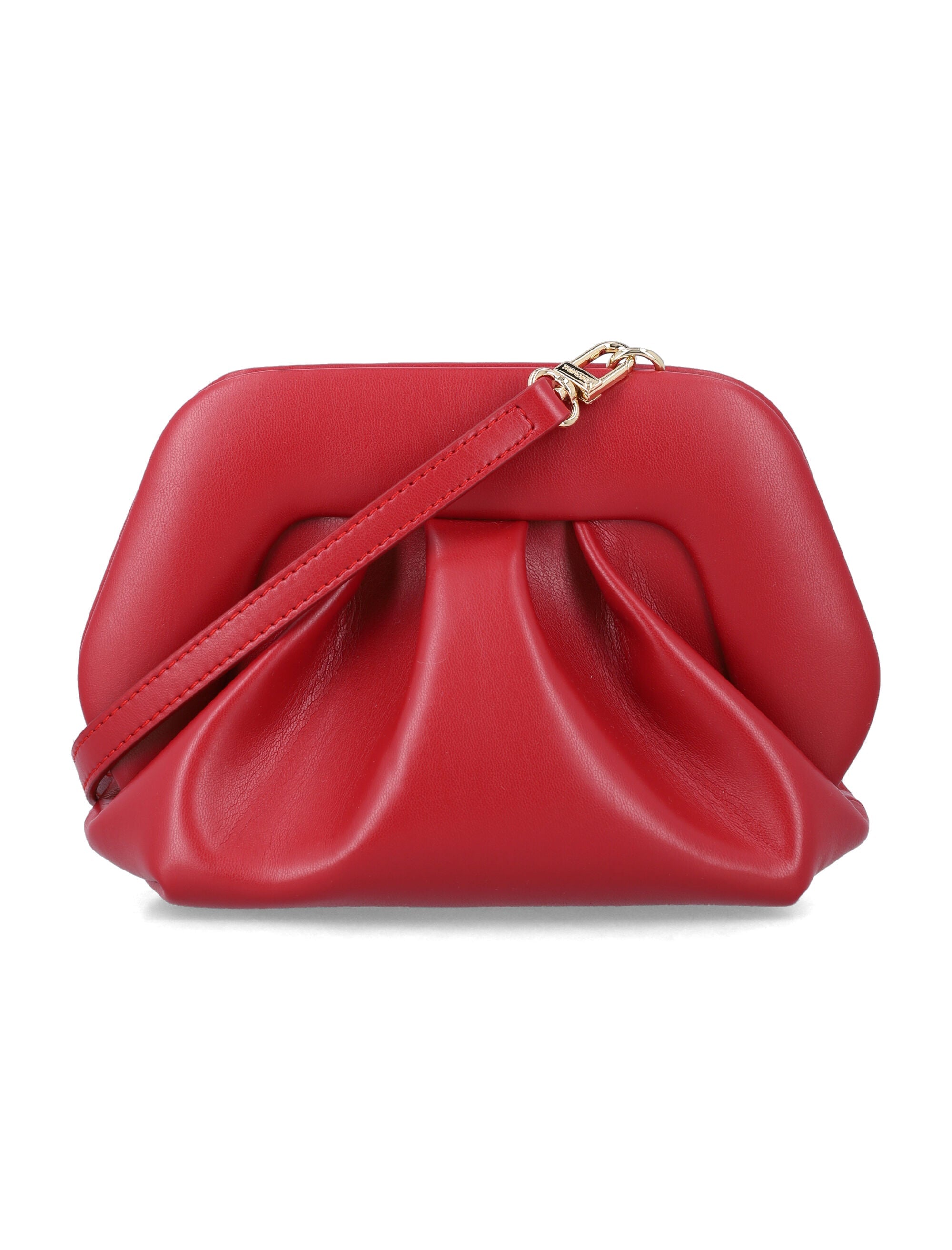 Themoirè Bios vegan small clutch Red Chilli Polyurethane