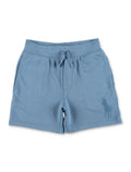 Polo Ralph Lauren Big Pony French terry shorts for kids Camp Blue Cotton