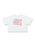 Polo Ralph Lauren boxy cotton Floral Flag t-shirt White Tshirt