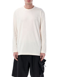 Y-3 long sleeve white jersey t-shirt Cotton Tshirt