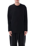 Y-3 long sleeve black jersey t-shirt Cotton Tshirt