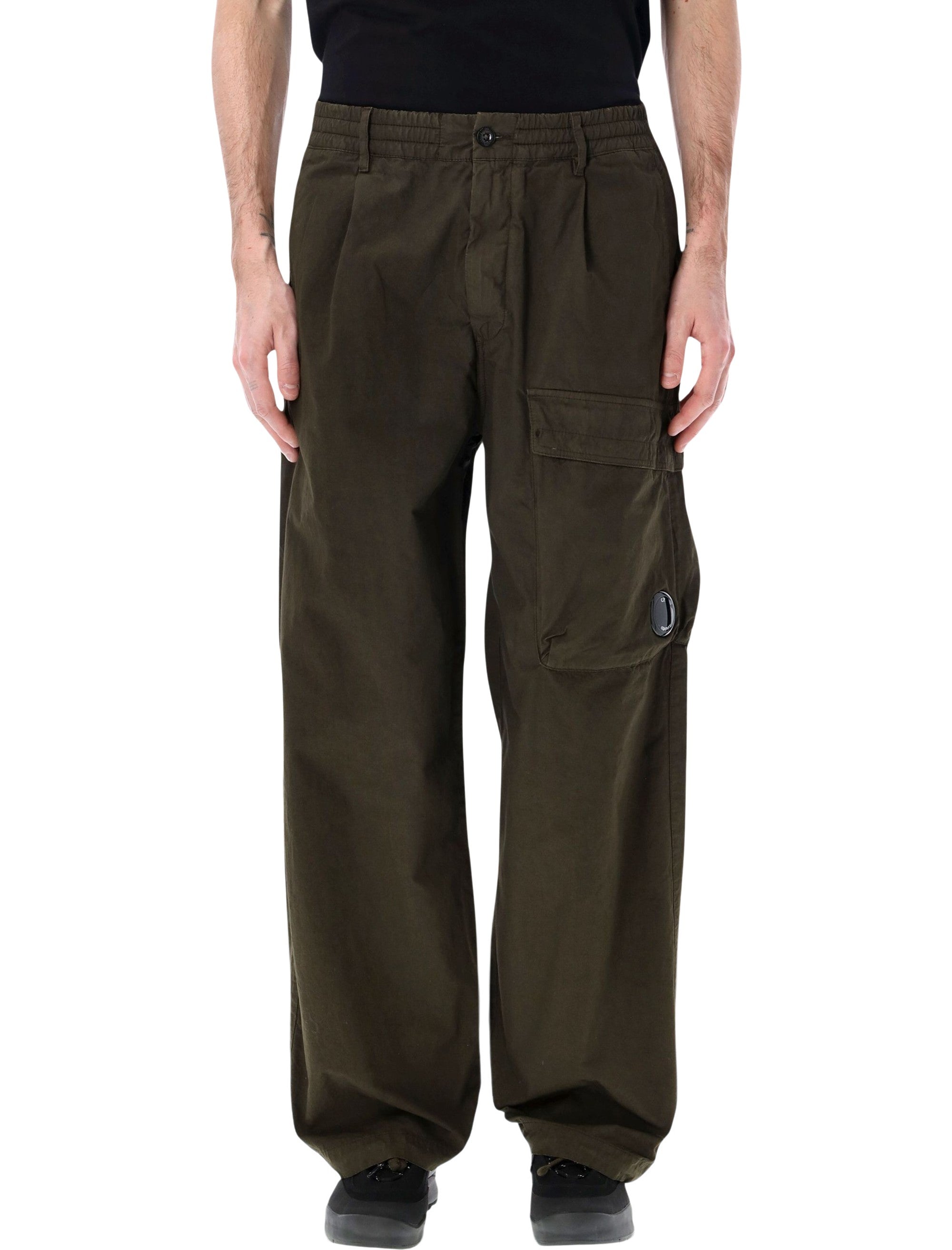 C.P. Company Microreps cargo pants Dk Olive Cotton