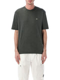 C.p. Company 20-1 Jersey Plated Logo T-Shirt Grey Mel Gunmetal Cotton