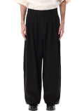 Studio Nicholson Line Linen-Viscose Pants Espresso