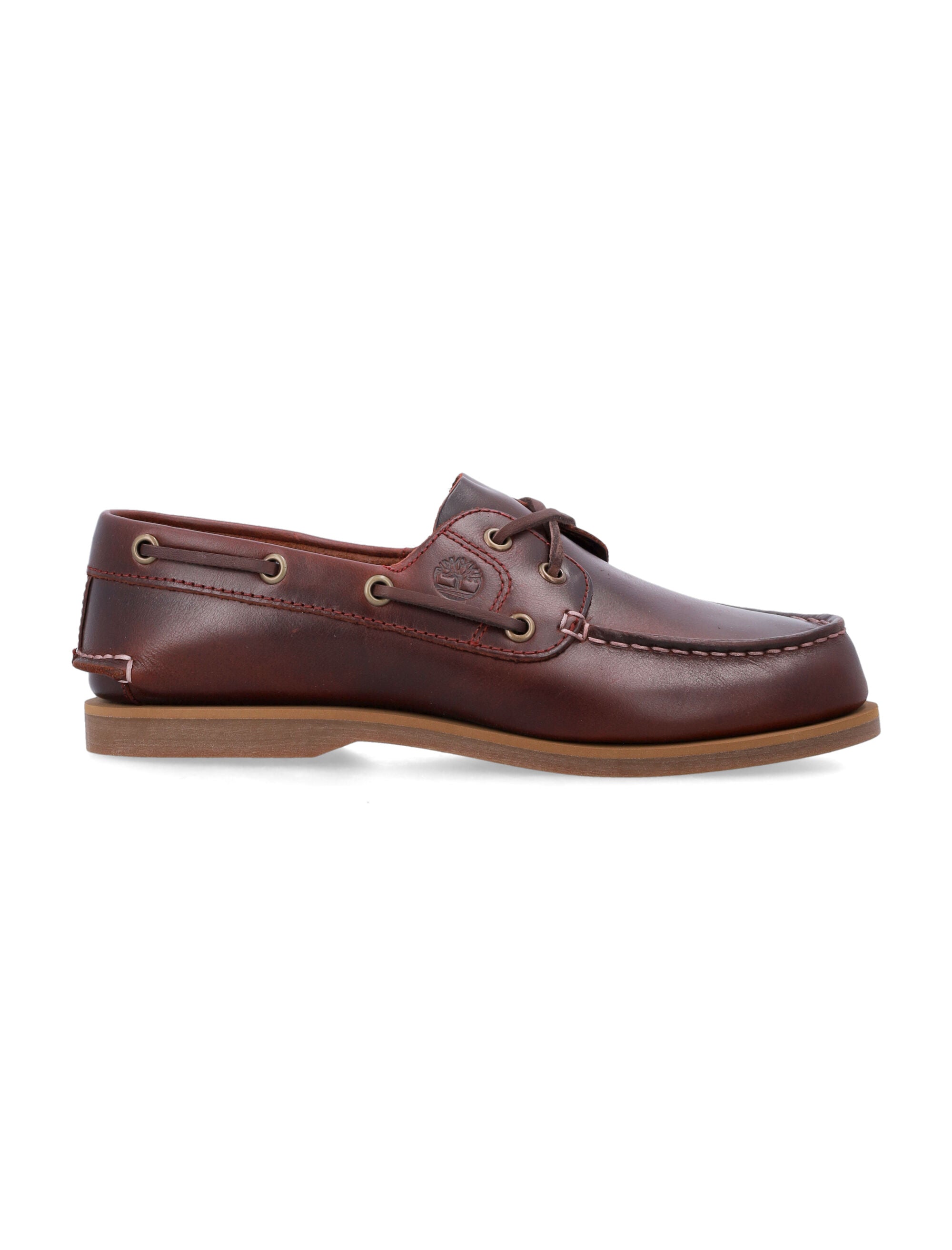Timberland classic womens bordeaux Boat shoe Burgundy Leather Sole Loafers