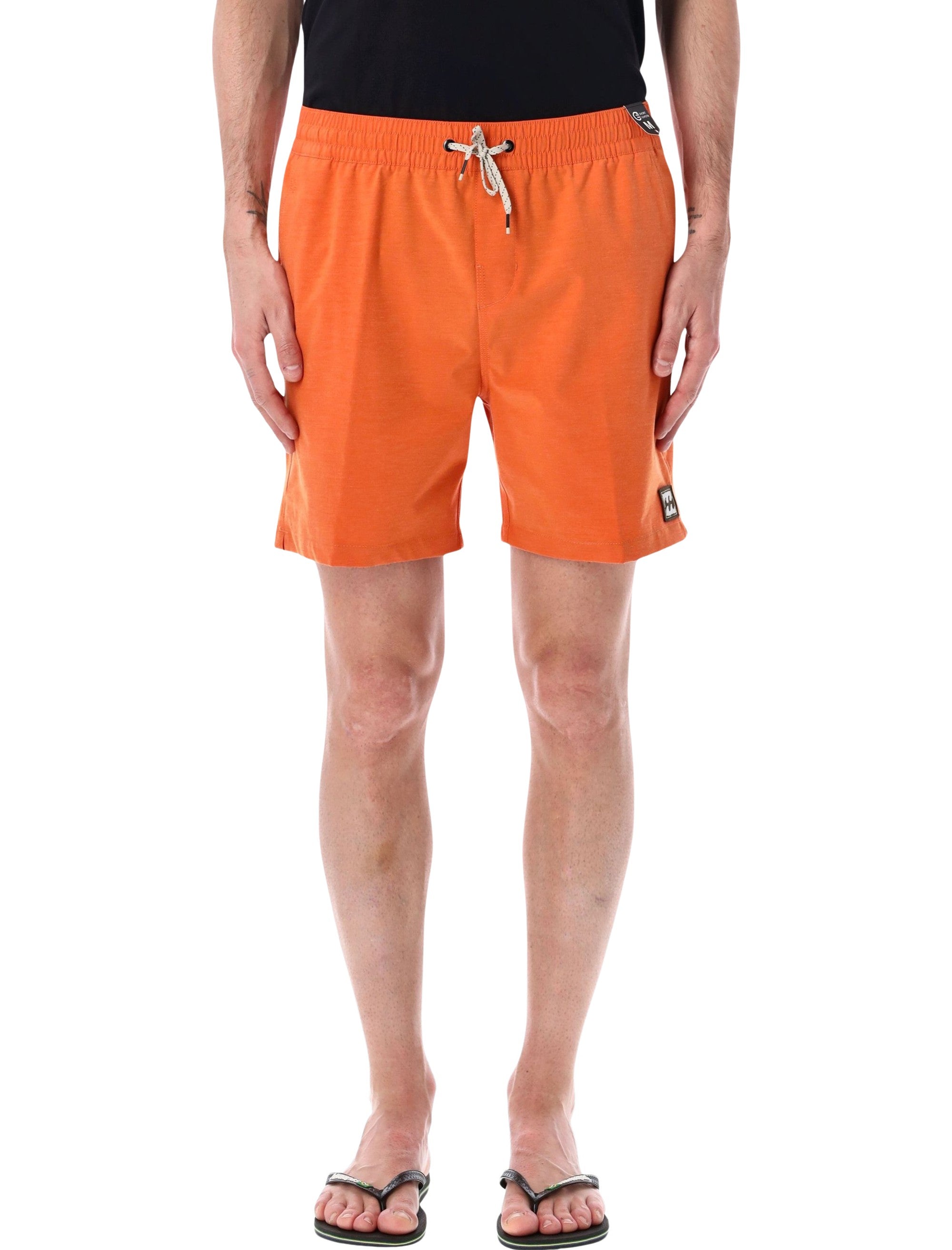 Billabong Every Other Day Layback 16 Swim Trunks Clay Orange Recycled Polyester Swimwear
