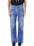 Our Legacy Third Cut straight-leg jeans in Digital Blue Aurora Print Gigital Cotton