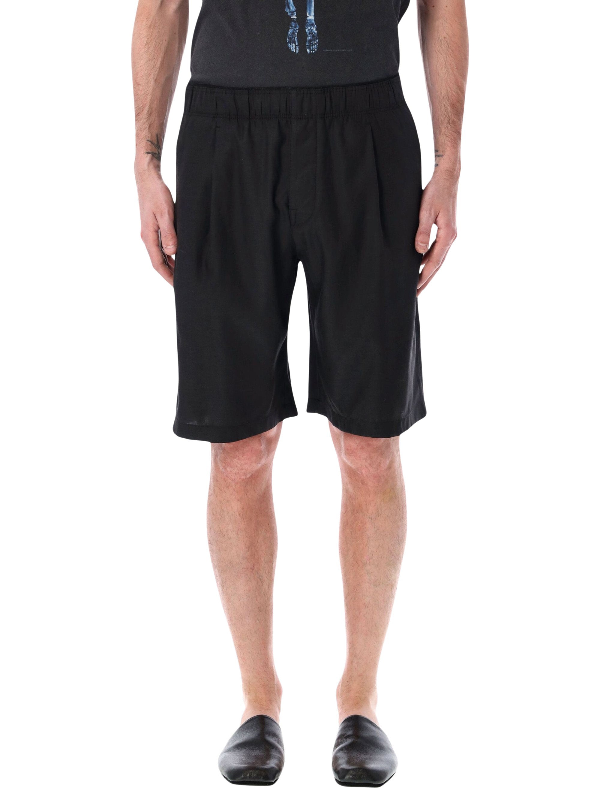 Our Legacy relaxed fit Leisure shorts Black Cupro