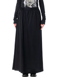 Our Legacy draping black Beach skirt Lyocell