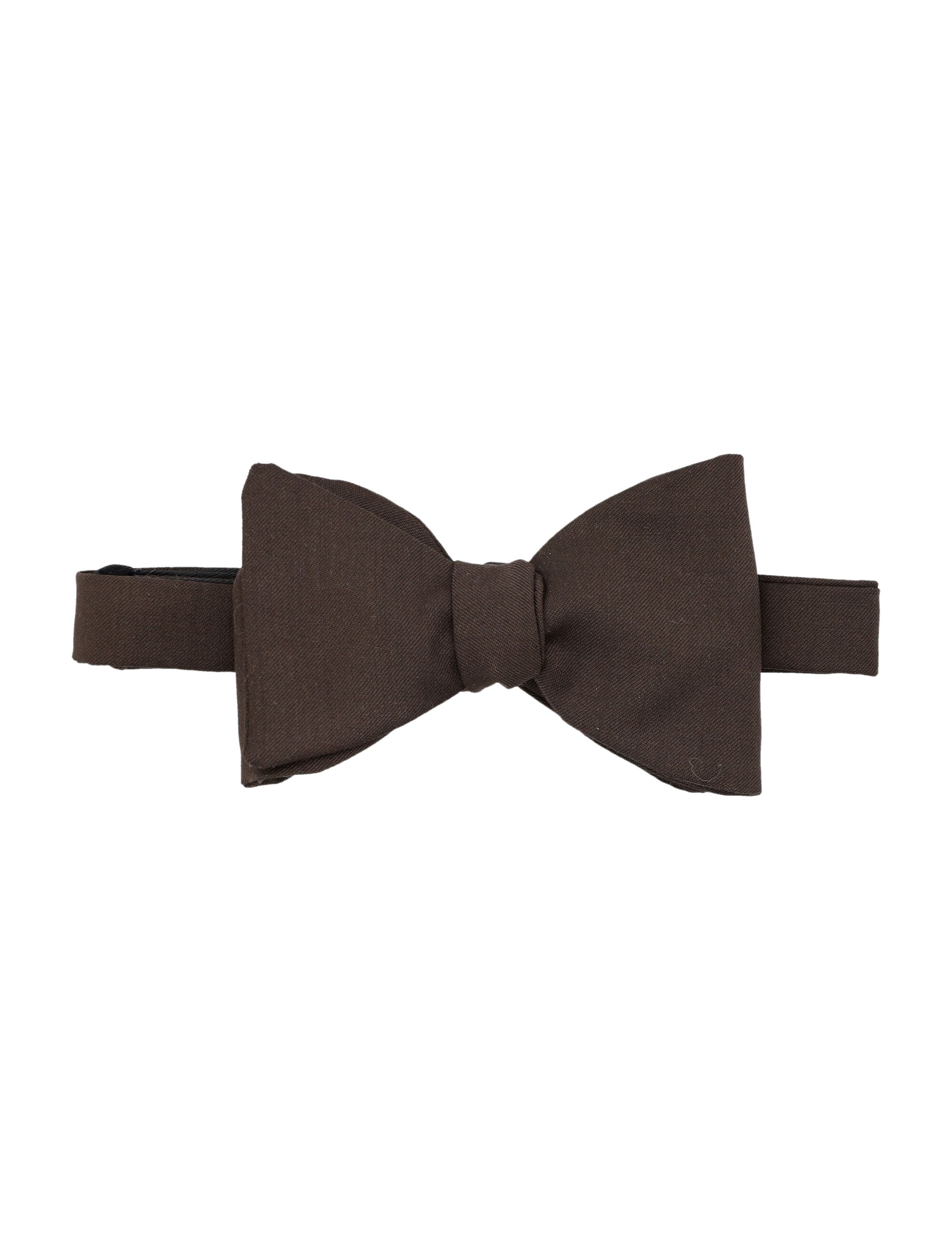 Lardini Virgin Wool Bow Tie Brown