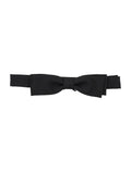 Lardini Wool and Mohair Bow Tie Black Pure Virgin
