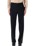 Lardini stretch crepe formal trousers Black Virgin Wool Pant