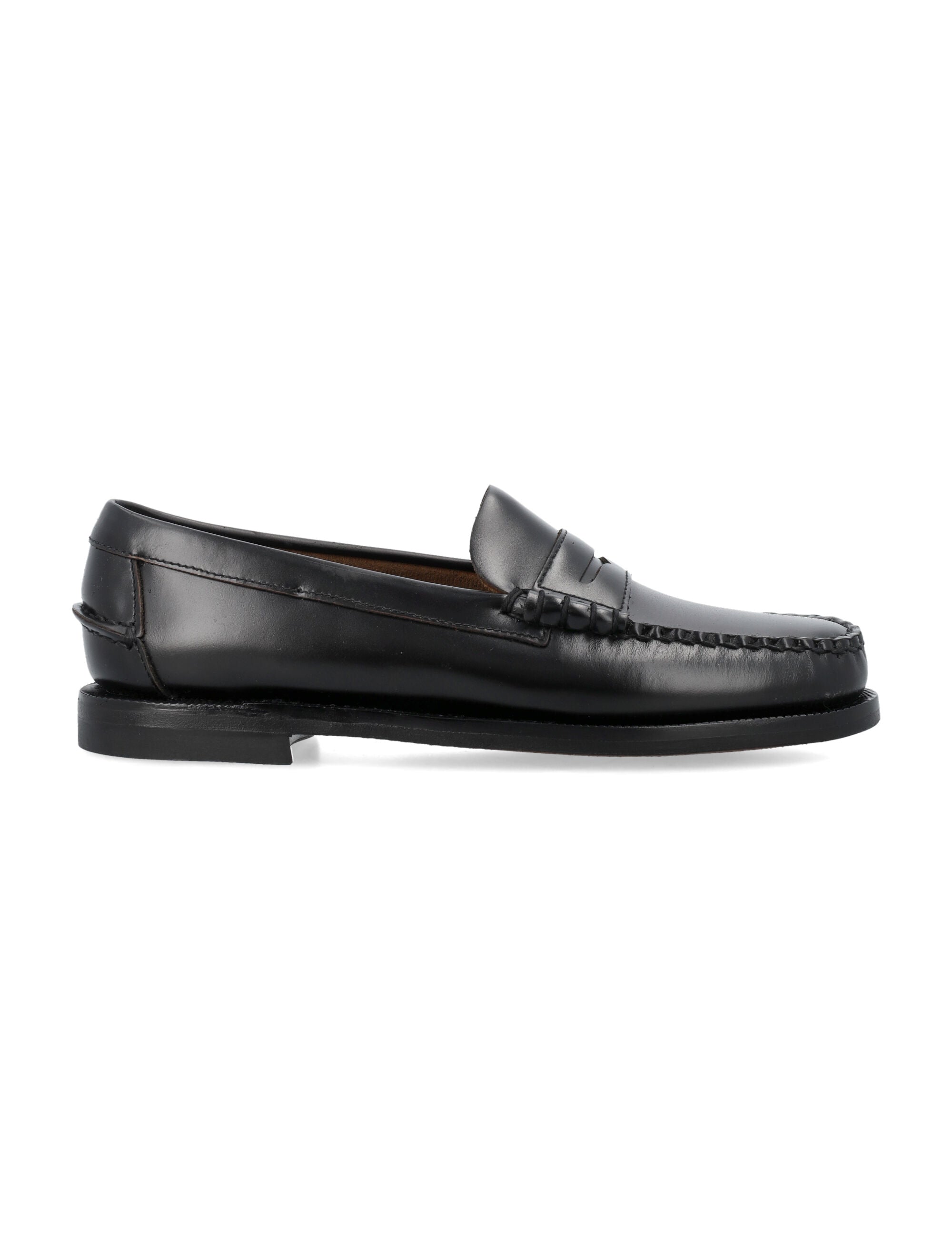 Sebago classic Dan womens black penny loafer Upper Loafers