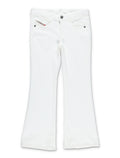 Diesel girls D-Arry-J bootcut jeans White Cotton