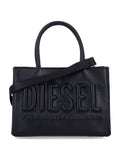 Diesel Dsl 3D mini bag for girls Black Polyurethane Tote