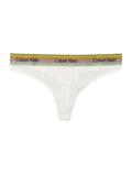 Calvin Klein Multicolor Logo Band Thong White Cotton Underwear