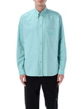 Fendi turquoise cotton Oxford shirt Giada