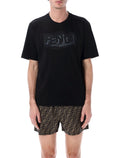 Fendi Pop Pois t-shirt Nero Cotton Tshirt