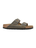 Birkenstock Arizona oiled leather sandals faded khaki Upper