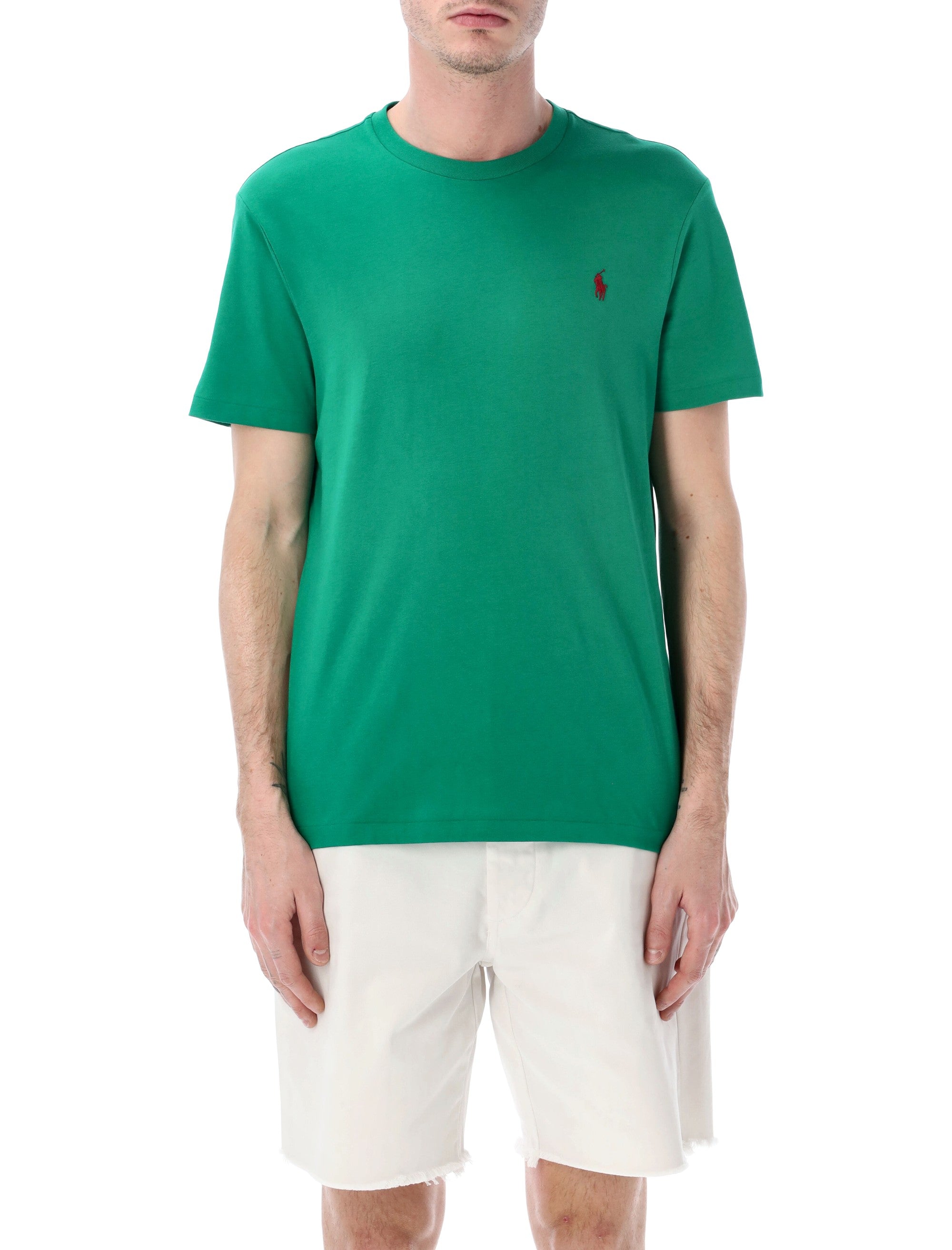 Polo Ralph Lauren slim fit cotton jersey t-shirt Erin Green