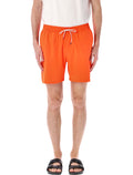 Polo Ralph Lauren Traveller swim shorts Sailing Orange Recycle Polyester Swimwear