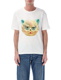 Valentino Garavani Le Chat de la Maison t-shirt Avorio Cotton Tshirt