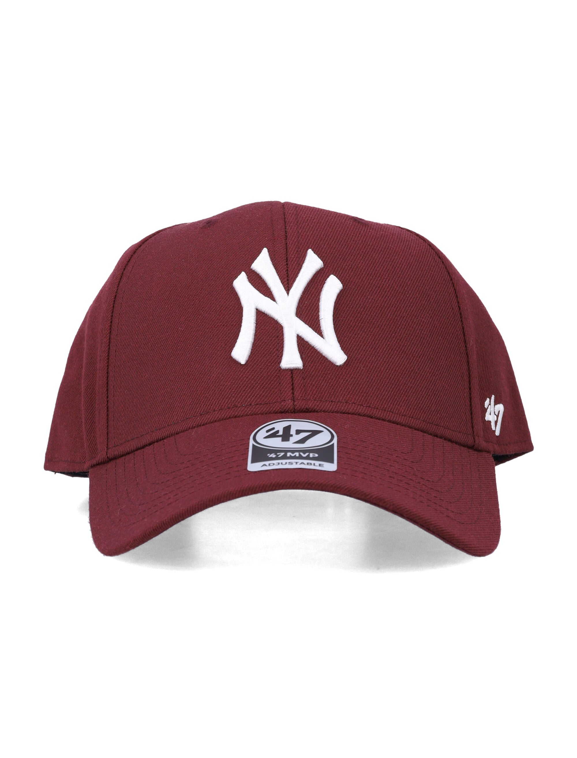 47 Mvp New York Yankees Snapback Hat Dark Maroon Acrylic