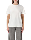 Golden Goose white crystal-detail t-shirt Vintage Cotton Tshirt