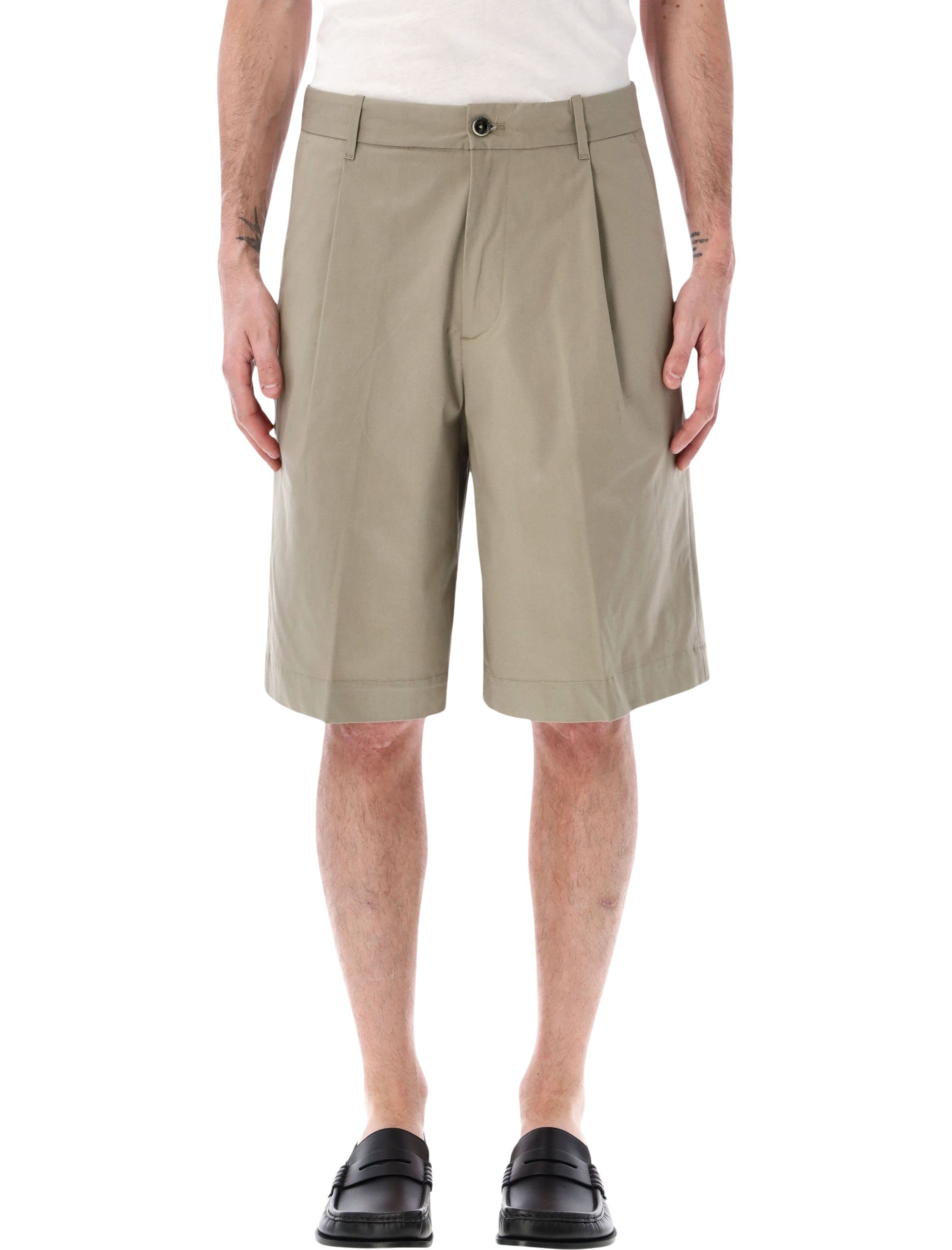 Nine In The Morning Odell tailored bermuda Salvia Cotton Short